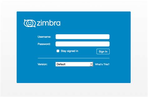 zimbra fap|Connexion de client Web Zimbra.